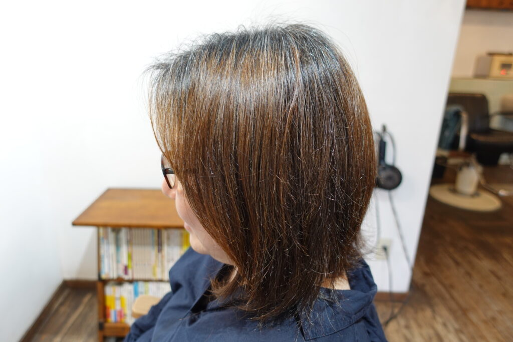 ヘナカラーする前の状態